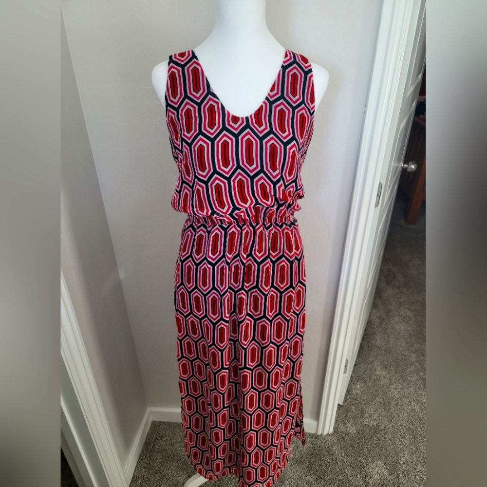 (NWOT) Banana Republic red maxi dress